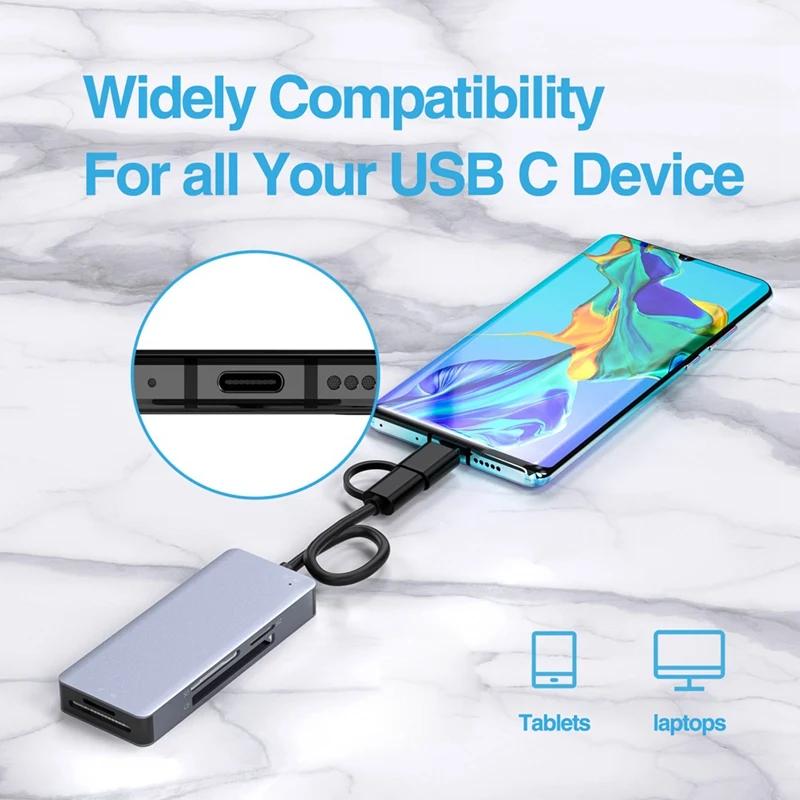 PC ƮϿ USB 3.0 ٱ ī , CF, MS, SD, TF ī, 5 in 1, 5Gbps, ü ׼